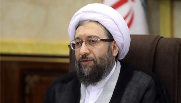 Sadeq Larijani elogió el papel ejemplar de Ali Jamenei, para suprimir las protestas en Irán
