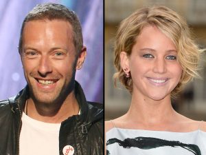 Jennifer Lawrence y Chris Martin 