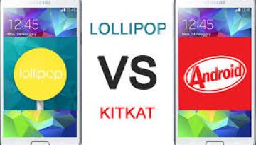 Android Lollipop 5.0 vs Kitkat