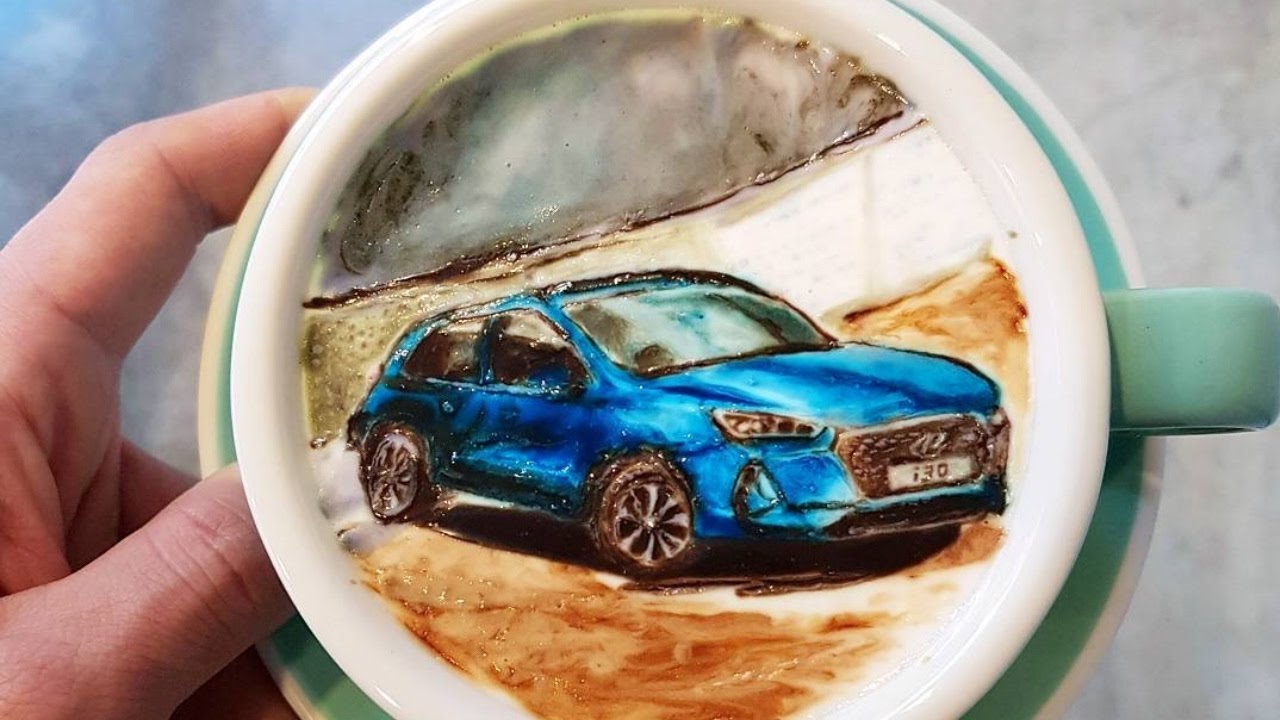 Barista de Seúl Crea Obras de Arte de Café maxresdefault 1