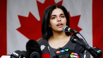 Adolescente saudita que huyó su familia llegó a Canadá